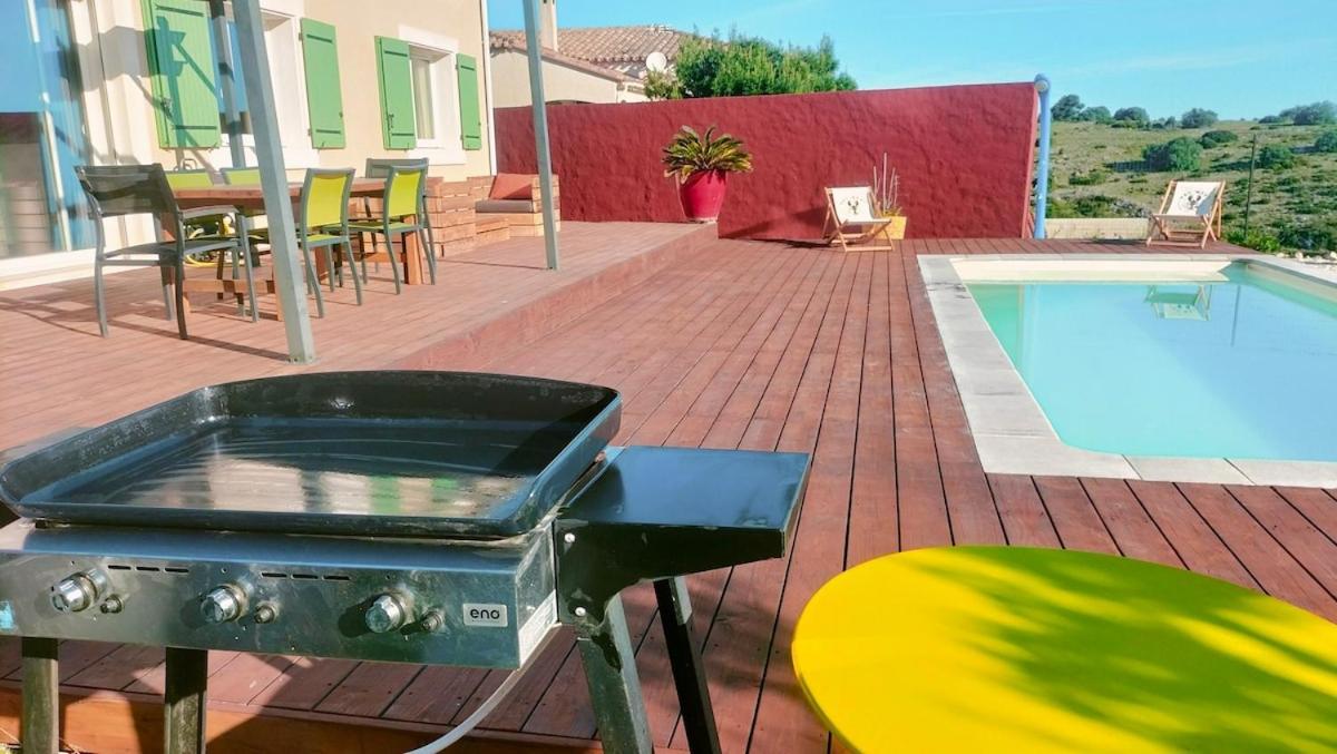 Maison Avec Vue Sur La Mer Et Avec Piscine A Fitou Exterior photo