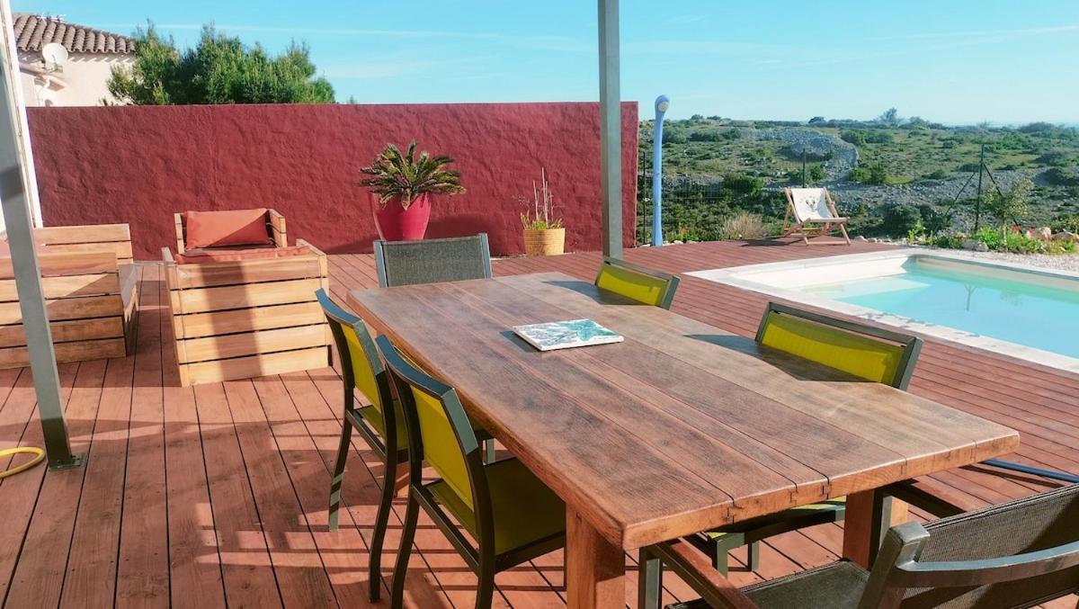Maison Avec Vue Sur La Mer Et Avec Piscine A Fitou Exterior photo