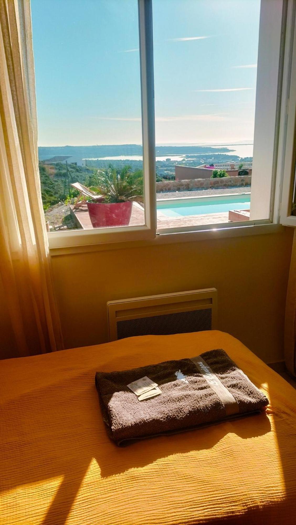 Maison Avec Vue Sur La Mer Et Avec Piscine A Fitou Exterior photo