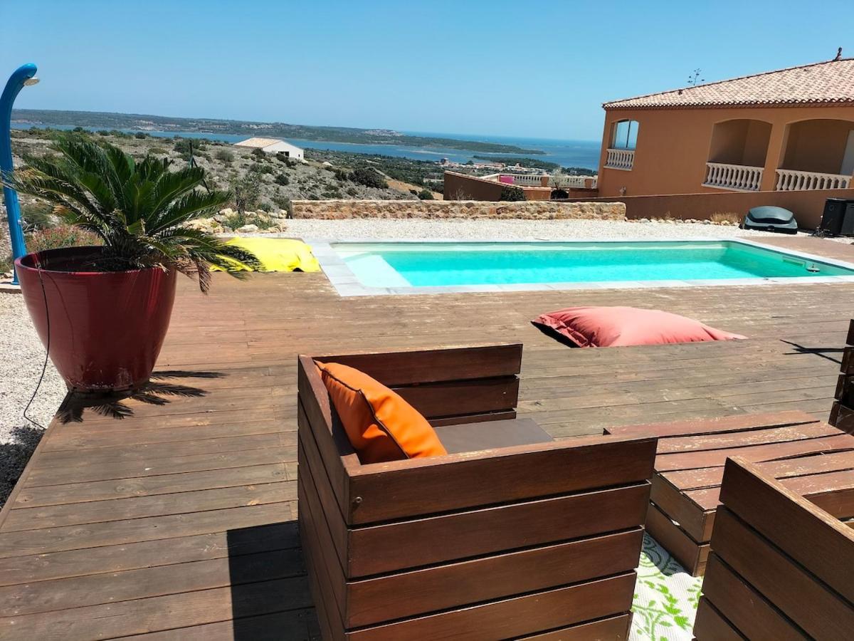 Maison Avec Vue Sur La Mer Et Avec Piscine A Fitou Exterior photo